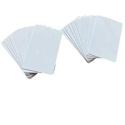 Image of YARONGTECH RFID 125KHz Writable Rewritable Blank White T5577 Card Key (Pack of 20)