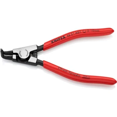 Image of Knipex Circlip Pliers for external circlips on shafts chrome plated, plastic coated 170 mm 46 23 A21