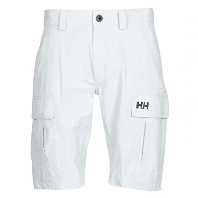 Image of Helly Hansen Mens Hh Qd Cargo Shorts 11&quot; Tracksuit Bottoms, Grey Fog, 32 EU