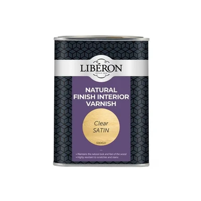 Image of LIBERON Natural Finish Interior Varnish 1L Satin