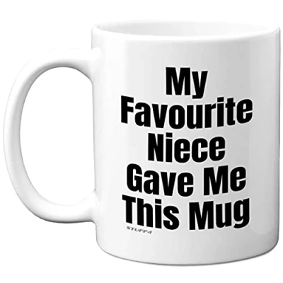 Image of Stuff4 Auntie Uncle Gifts from Niece, Mug 11oz Ceramic Coffee Mugs Dishwasher Safe, Birthday Gifts, Best Aunty
