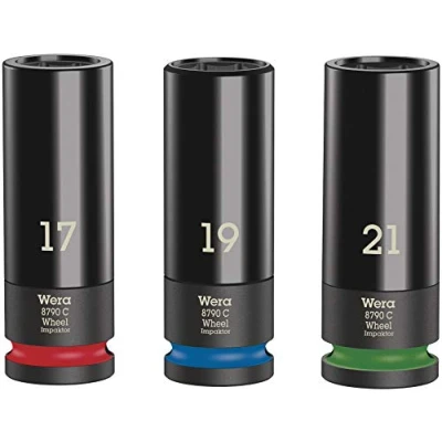 Image of Wera 05004595001 Wheel Impaktor C Set 1 Hexagon Socket