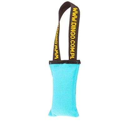 Image of Dingo Agility Bite Tug for Dog, Handmade Toy Floating on the Water Blue 15x6cm, 15602