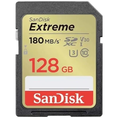 Image of SANDISK CARDS EXTREME PLUS 128GB SDHC MEMORY CARD 190MB/S 90MB/S UHS I CLASS