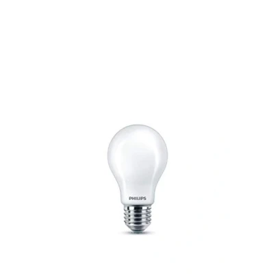 Image of Philips LED Premium Classic A60 Frosted Light Bulb 2 Pack [E27 Edison Screw] 60W, Cool White 4000K, Non Dimmable