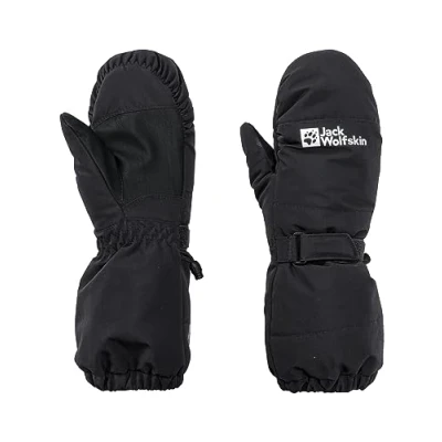 Image of Jack Wolfskin Unisex Kid&#039;s 2L Winter Middle K Glove, Black, 116 (EU)