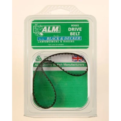 Image of ALM Black &amp; Decker Drive Belt for Lawnmower Lawnrakes BD003 (See description models)