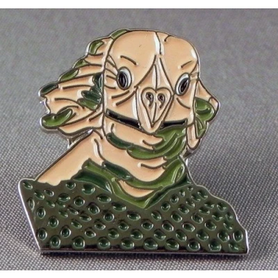 Image of Metal Enamel Pin Badge Doctor Dr. Who Enemy Sea Devil