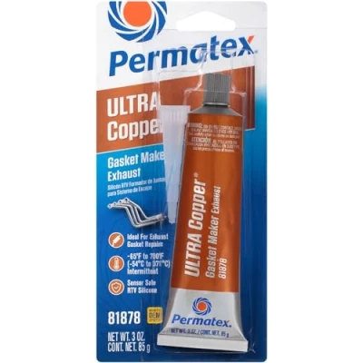 Image of S/S Permatex Ultra Copper RTV Silicone Gasket Maker Exhausts to 700oF 85g x2