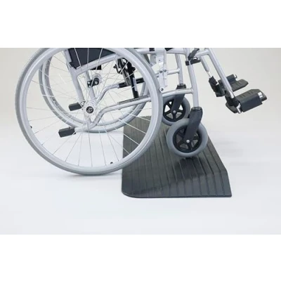 Image of The Ramp People Rubber Ramps for Wheelchairs 2.5cm 10cm (9cm/3.5&quot;) Wheelchair Ramp, Step Kerb Door