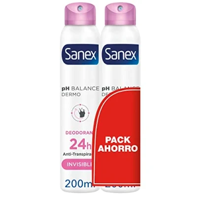 Image of Sanex Dermo Invisible Deodorant Spray Box