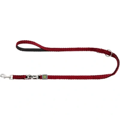 Image of HUNTER Adjustable leash Hilo 15/200 mesh, red
