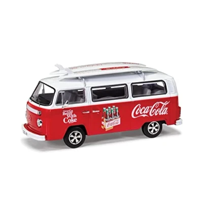 Image of Corgi CC02746 Coca Cola Volkswagen Campervan Type 2 (T2) Bay Window Surf Van Diecast Model