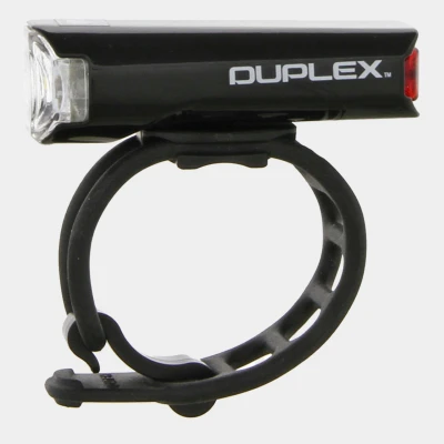Image of Cateye Duplex Front 15 Lumens &amp; Rear 10 Helmet Bike Light