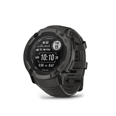 Image of Garmin [ Renewed ] Instinct 2X SOLAR, Large Rugged GPS Smartwatch, Built in Sports Apps and Health Monitoring, Solar Charging Ultratough Design Features, Graphite (Renewed)