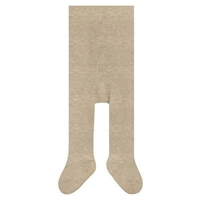 Image of FALKE Unisex Baby Family B TI Sustainable Cotton Plain 1 Pair Tights, Beige (Sand Melange 4650) new eco friendly, 0 month