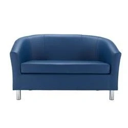 Image of Tub Sofa With Metal Feet Dark Blue OF2200BML
