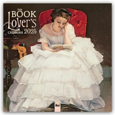 Image of Book Lover&#039;s Wall Calendar 2025 (Art Calendar)