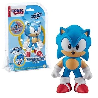 Image of Stretch Mini Sonic Line, Stretchy Doll, Small Size, Blue Hedgehog from Classic Video Games, Bends, Twists and Returns to Original Shape, Famous (TR001000)