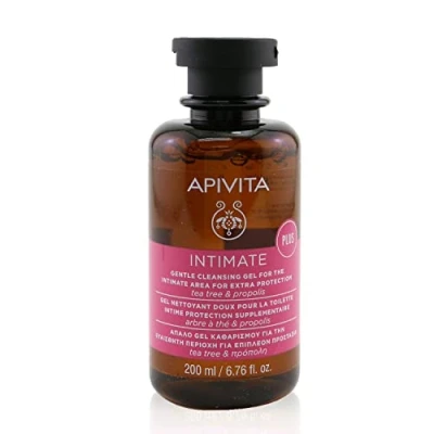 Image of Apivita Gentle cleansing gel for the intimate area, daily hygiene, pH 5