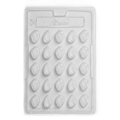 Image of Mini Patterned Egg Chocolate Mould 25 Cavity