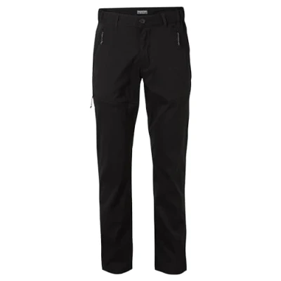 Image of Craghoppers Mens Kiwi Pro Trousers Hiking Pants, Black, 38W Short EU