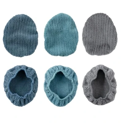 Image of POLYTE Premium Lint Free Microfiber Cleaning Covers for Windshield Tool, Fits 5.5x5 inch Triangle Plate, 6 Pack