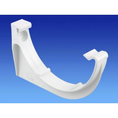 Image of Wavin OSMA Roundline Gutter Support Bracket Pack of 3 112mm White 0T019x3w