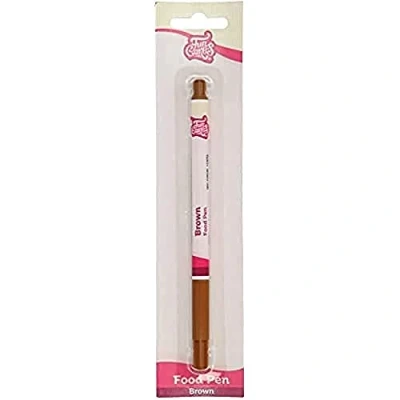 Image of FunCakes Food Pen Brown: Writer with 100% Edible Ink, Flexible Tip for both thick and thin lines.Great personalizing your treats Messages, Quick drying time, Halal certified