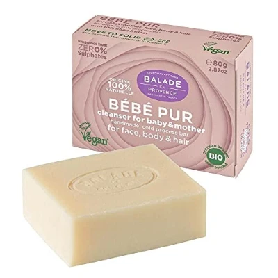 Image of Balade en Provence Organic Solid Cleanser for Baby &amp; Mother 80g