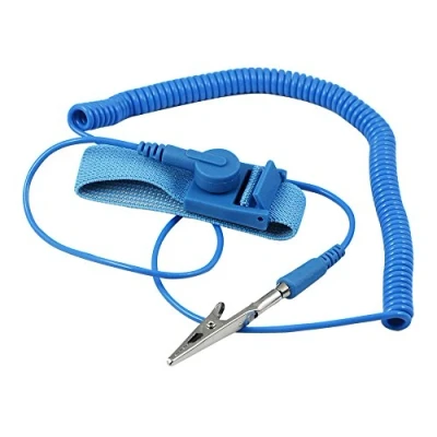 Image of TLONiX Anti Static Wrist Strap/Blue Adjustable Band ESD Discharge Grounding