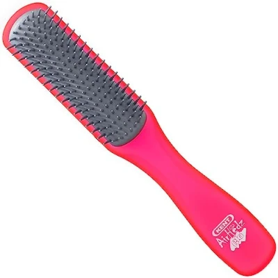 Image of Kent AirHedz Glo Flat 9 Row Brush Strawberry