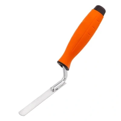 Image of Mivos Brick and Stone Joints Trowel 14mm Tuck Pointer with Rounded Tip Non Slip Handle Masonry for Filling Made in EU