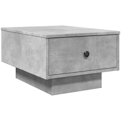 Image of vidaXL Coffee Table Concrete Grey 60x45x31 cm Engineered Wood