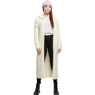 Image of Urban Classics Feather Cardigan, Women&#039;s, Size: XS, Whitesand