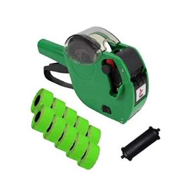 Image of Panther™ PL 2612/6 6 Digit Pricing Gun Starter Pack with 15,000 Fluorescent Green Permanent Labels