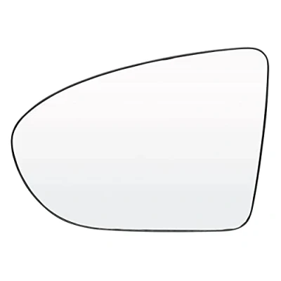 Image of Wing Mirror Glass for Qashqai J10 model 2007 2008 2009 2010 2011 2012 2013 models Heated Left Hand Side UK Passenger