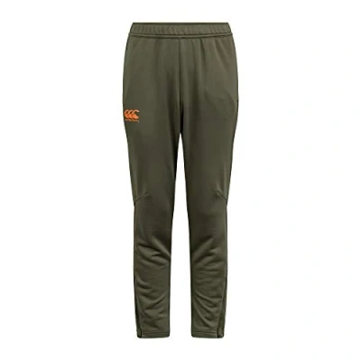 Image of Canterbury Boy&#039;s Vapodri Poly Knit Joggers, Tracksuit Bottoms, Deep Lichen Green, Age 10 (M)