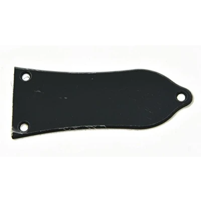 Image of KAISH 2 Ply White/Black Blank Guitar Truss Rod Cover 3 Hole for Epiphone Style Les Paul LP