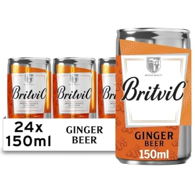 Image of Britvic Ginger Beer, 24x 150ml Can