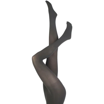 Image of 1 Pair Grey 60 Denier Opaque Tights Ladies Medium Charnos