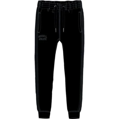 Image of RUSSELL ATHLETIC E36041 IO 099 Iconic Cuffed Pant Pants Men&#039;s Black Size XS