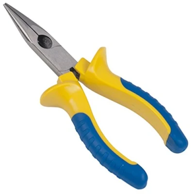 Image of KINZO 72094 150mm Vanadium Long Nose Plier Chrome