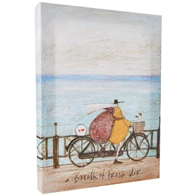 Image of Sam Toft (A Breath of Fresh Air Canvas Print, Multi Colour, 30 x 40cm