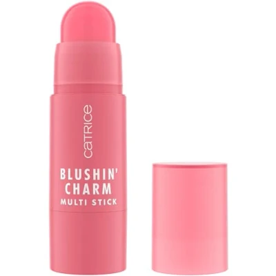 Image of Catrice Blushin&#039; Charm Multi Stick, Blush, No. 010, Pink, Instant Result, Natural, Radiantly Fresh, Vegan, Paraben Free, No Microplastic Particles, Nanoparticles Pack of 1 (5.5 g)