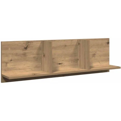 Image of vidaXL Wall Cabinet 100x16.5x30 cm Artisian Oak Engineered Wood