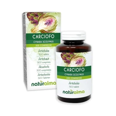 Image of Artichoke (Cynara scolymus) Leaves Naturalma 150 g 300 Tablets Food Supplement Natural and Vegan