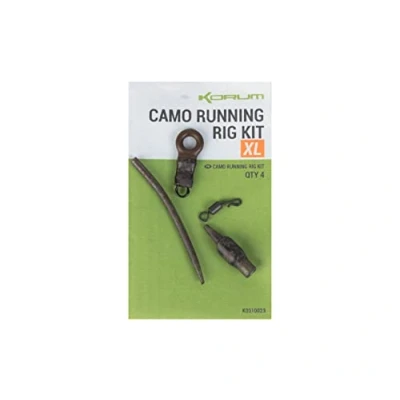 Image of Korum Camo Running Rig Kit Small (4pcs) Terminal tackle