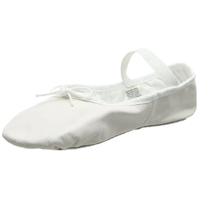 Image of Bloch Arise Full Sole Leather Ballet Shoe White Narrow Width B Size EU 37.5 UK 4.5