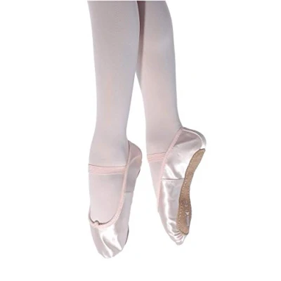 Image of Roch Valley Full Sole Satin Ballet Shoes Regular Fit C5 Pale Pink